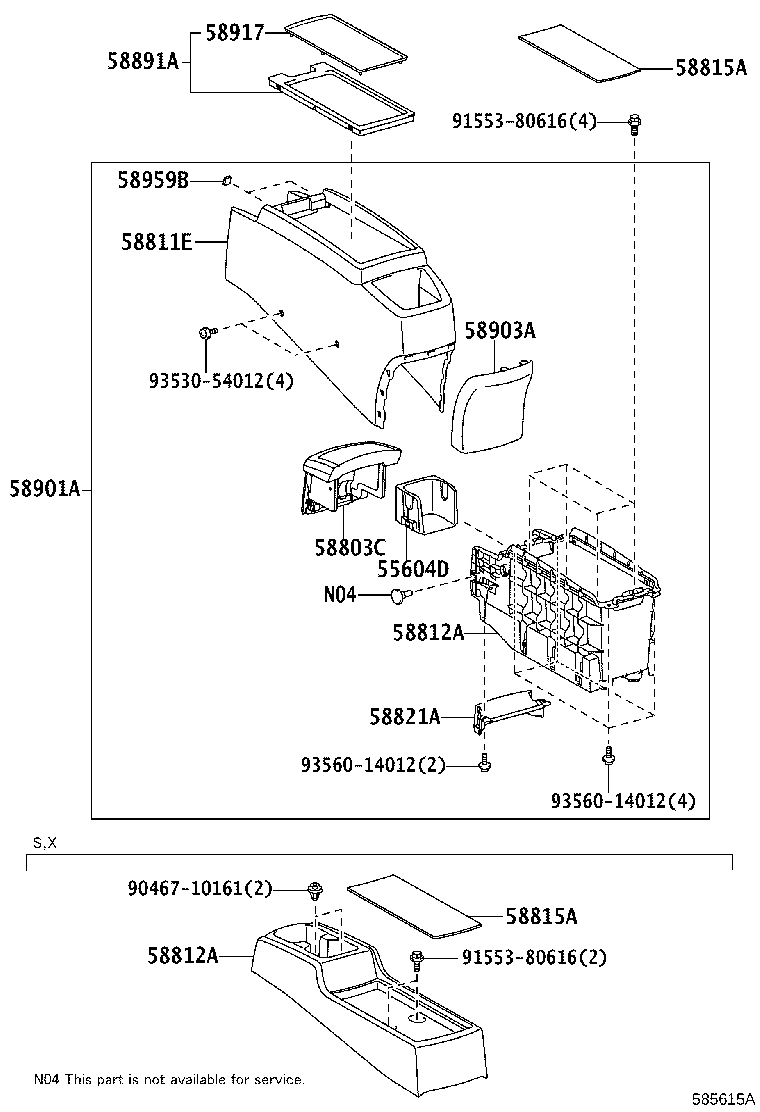 Console Box & Bracket