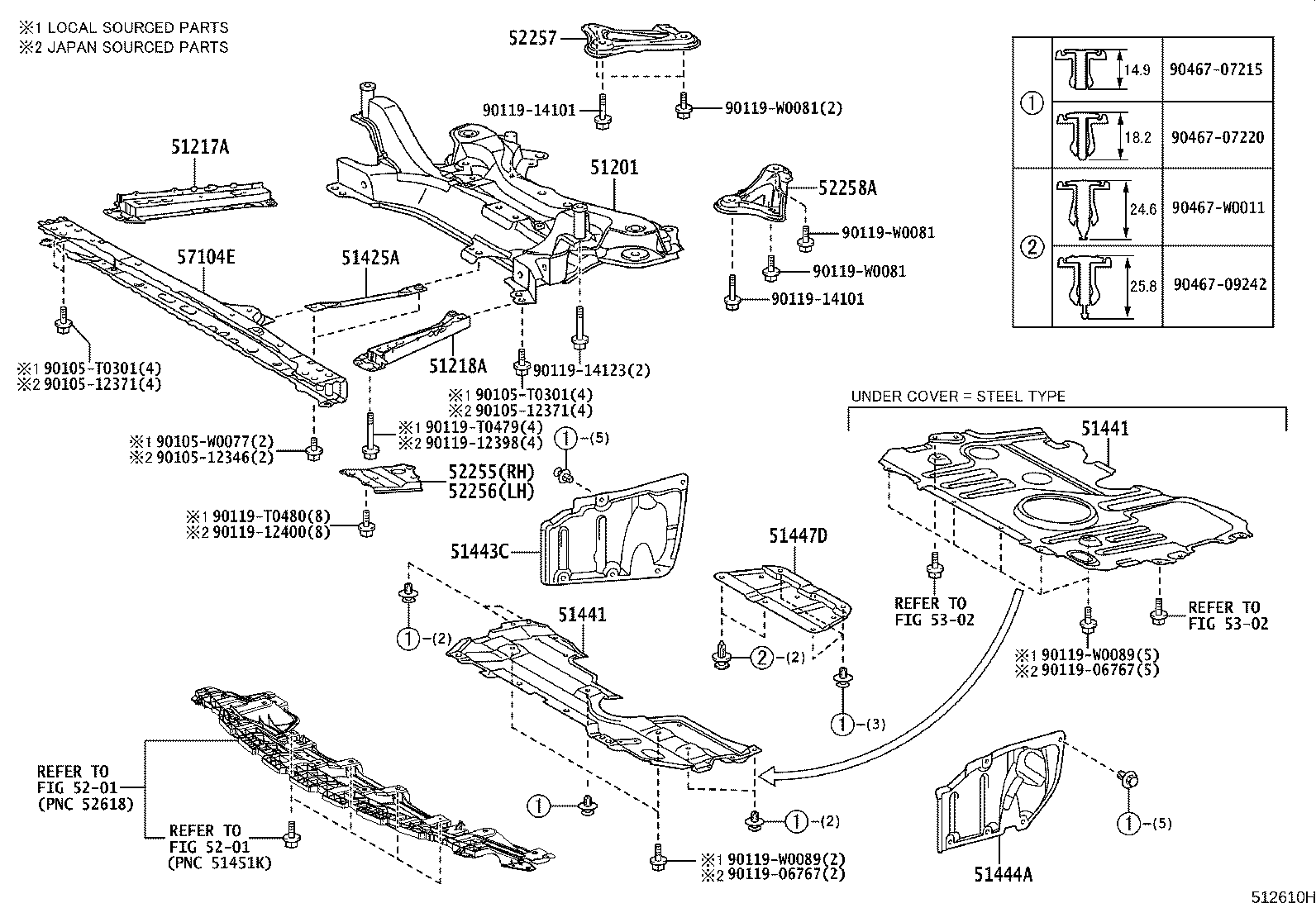 Suspension Crossmember & Under Cover