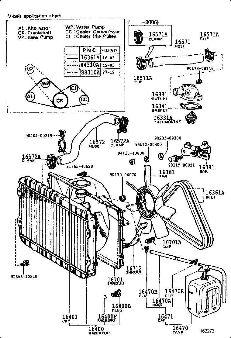 Radiator Water Outlet