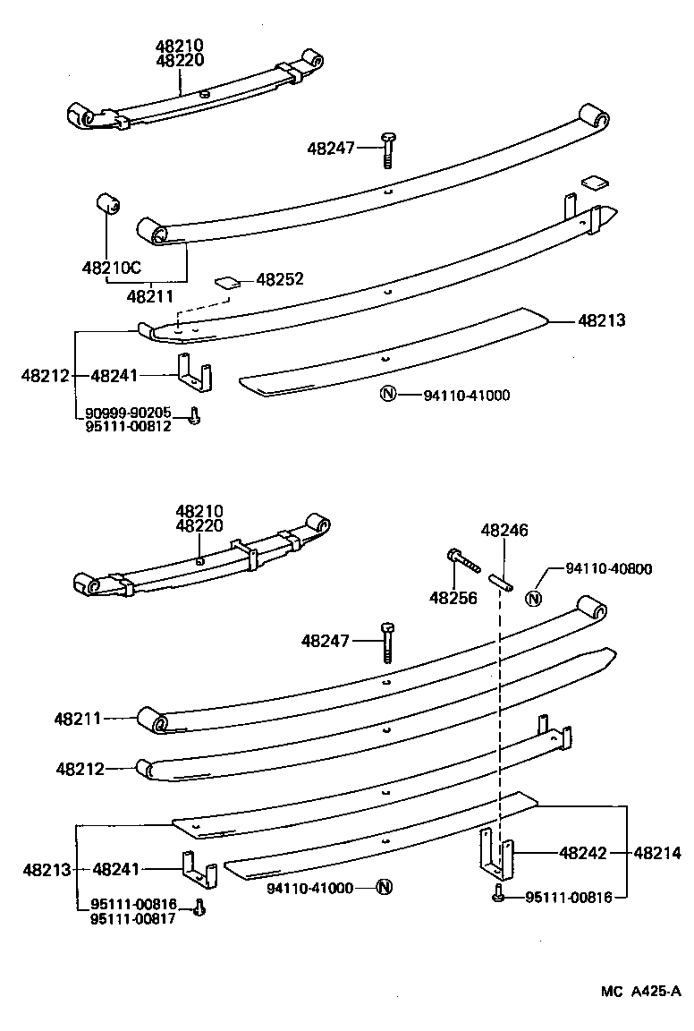 Rear Spring & Shock Absorber