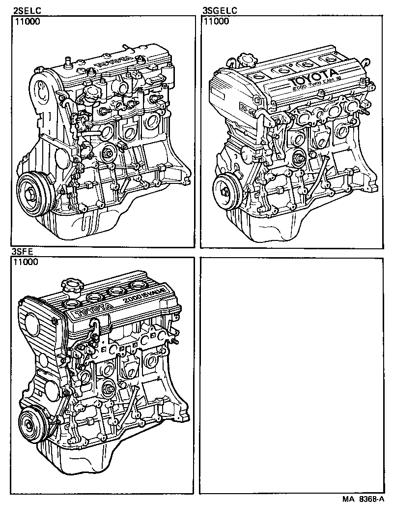 Conjunto parcial del motor