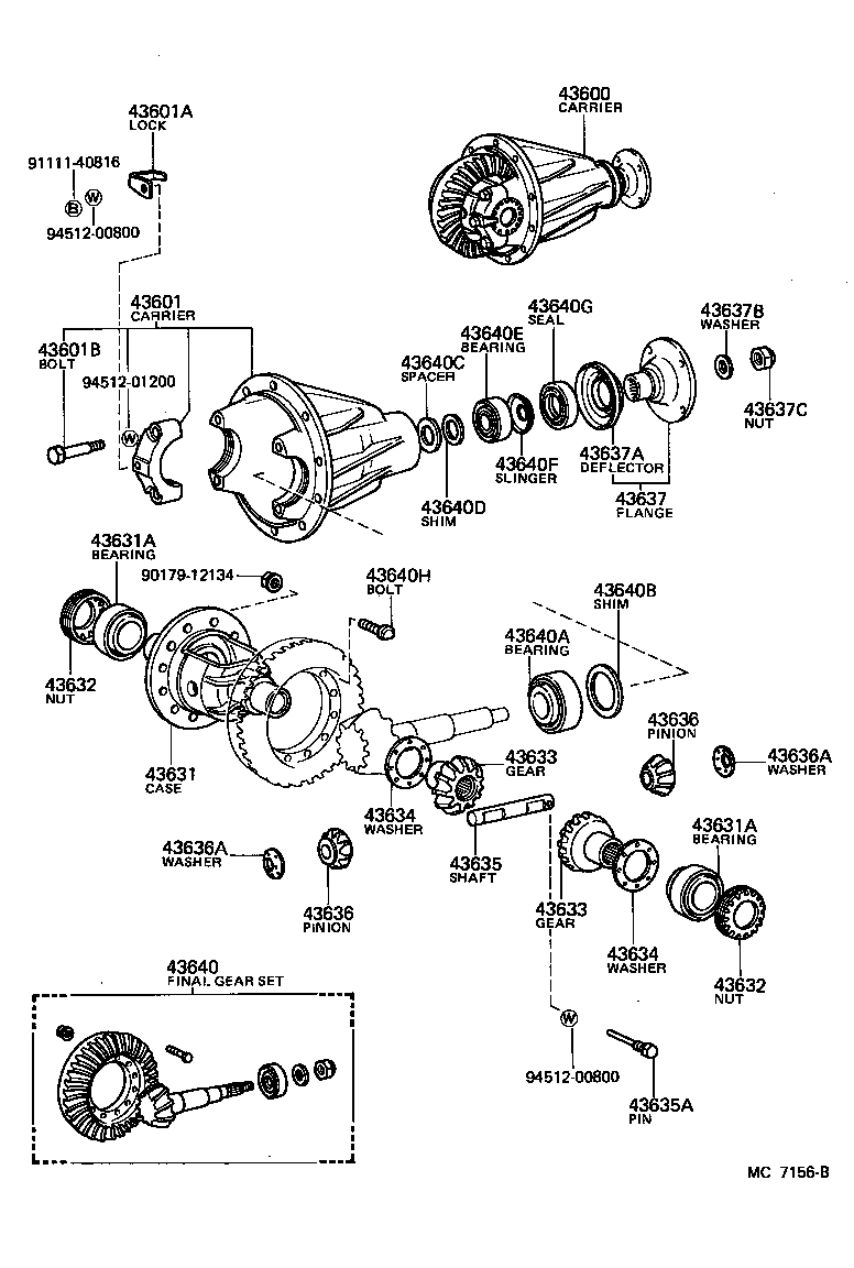 Front Axle Housing & Differential