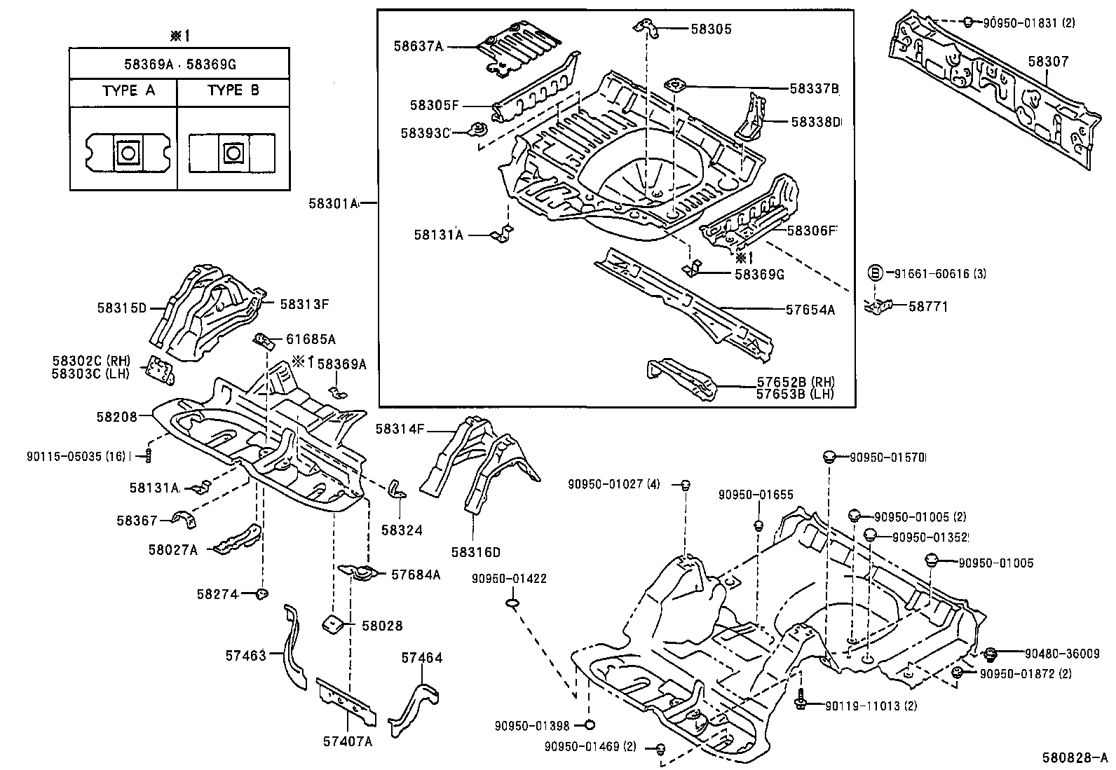 Floor Pan & Lower Back Panel