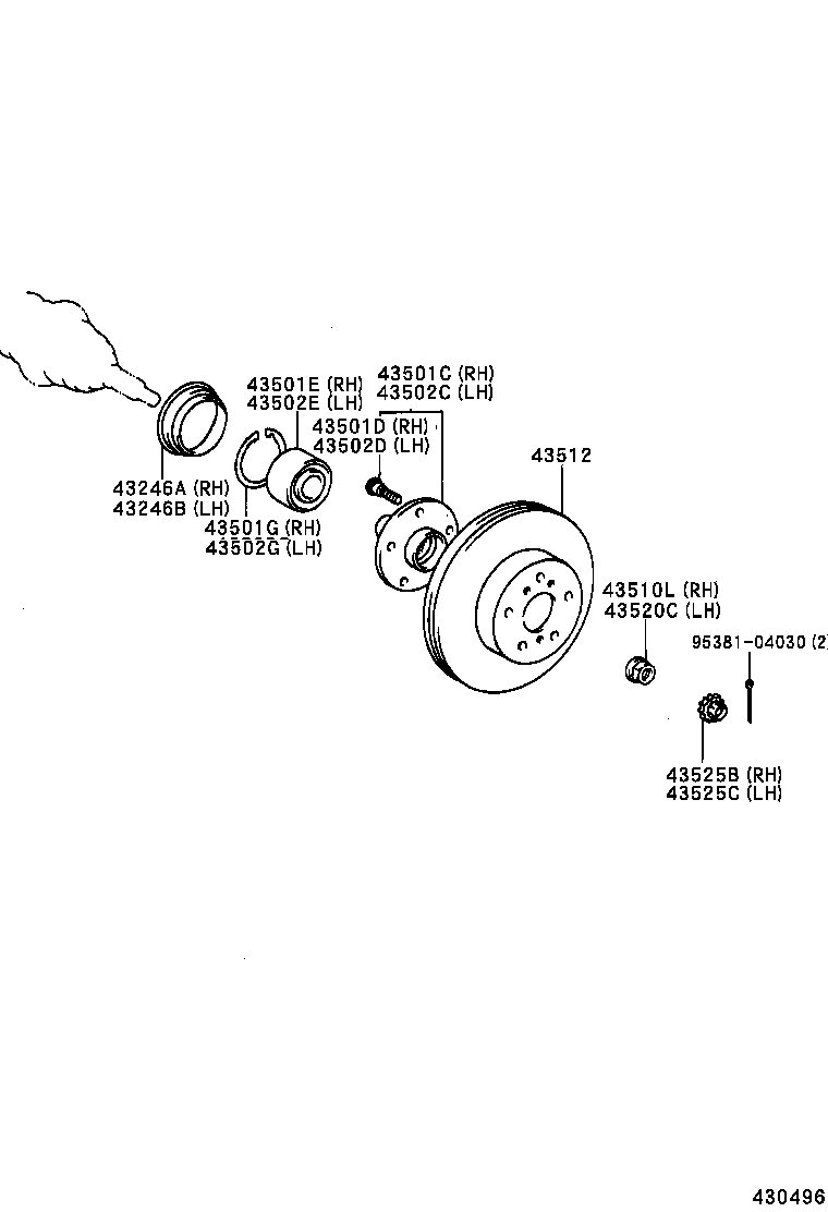 Front Axle Hub