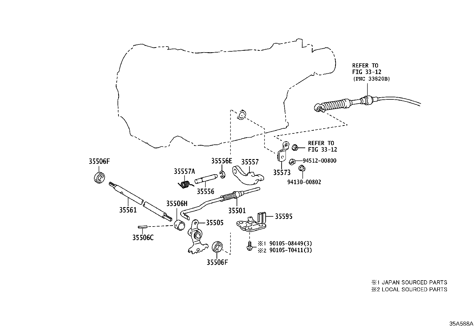 Throttle Link & Valve Lever