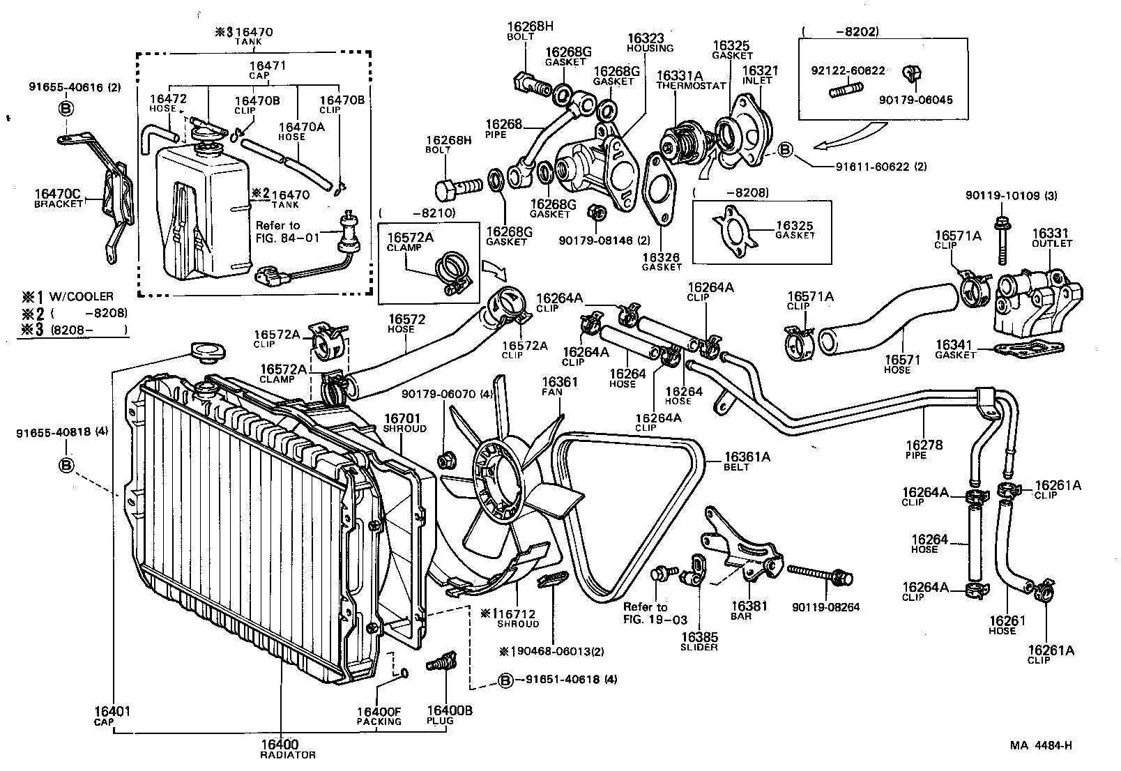Radiator Water Outlet