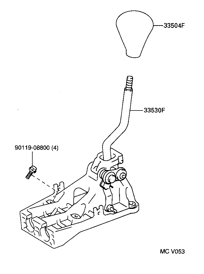 Shift Lever & Retainer