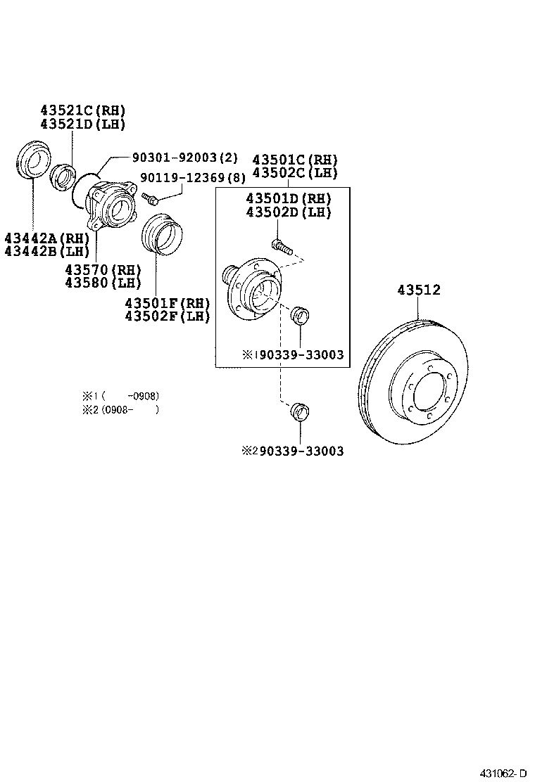 Front Axle Hub