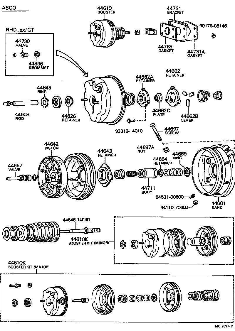 Brake Booster & Vacuum Tube