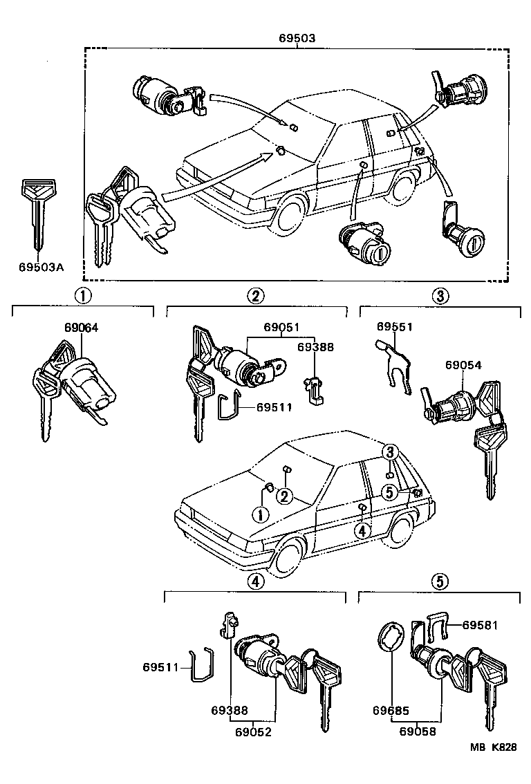 Lock Cylinder Set