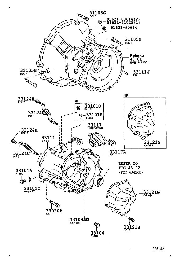 Clutch Housing + Transmission Case