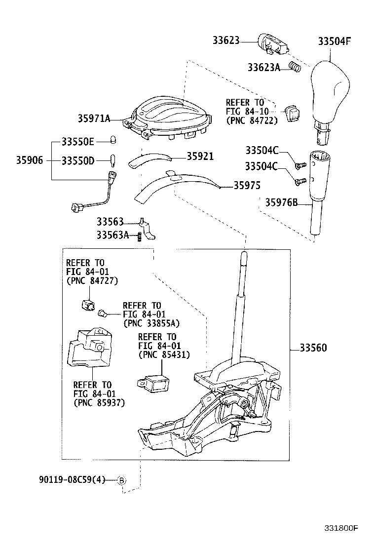 Shift Lever & Retainer
