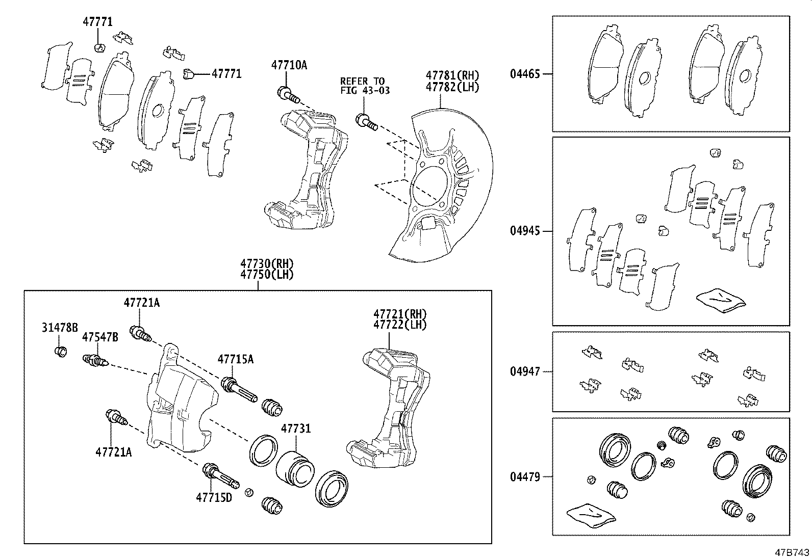 Front Disc Brake Caliper Dust Cover