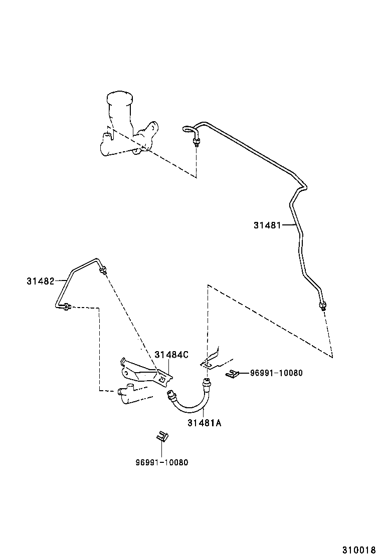 Clutch Pedal Flexible Hose