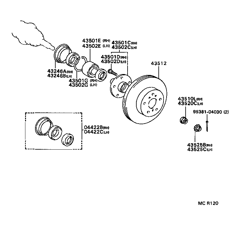 Front Axle Hub