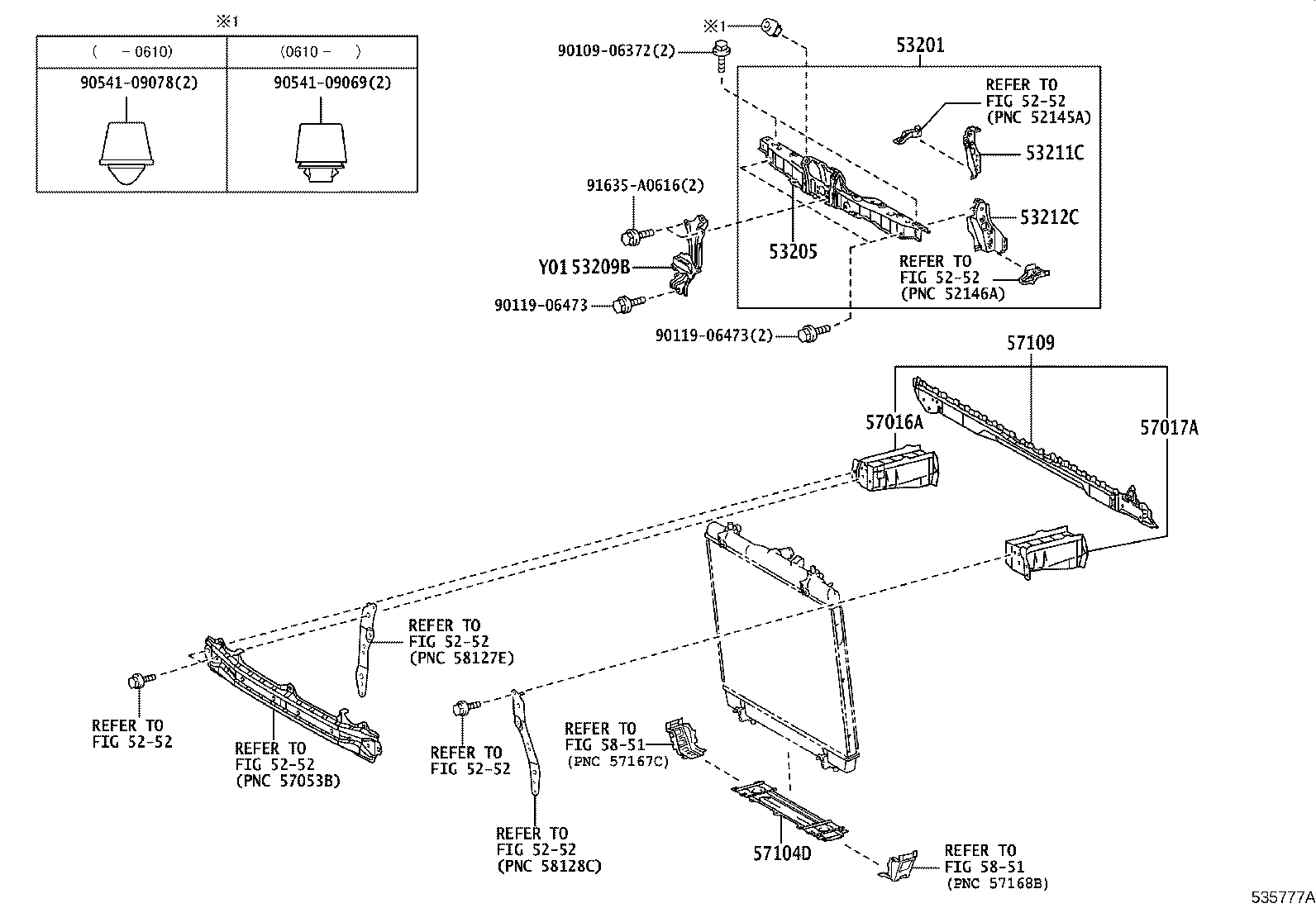 Front Fender Apron Dash Panel