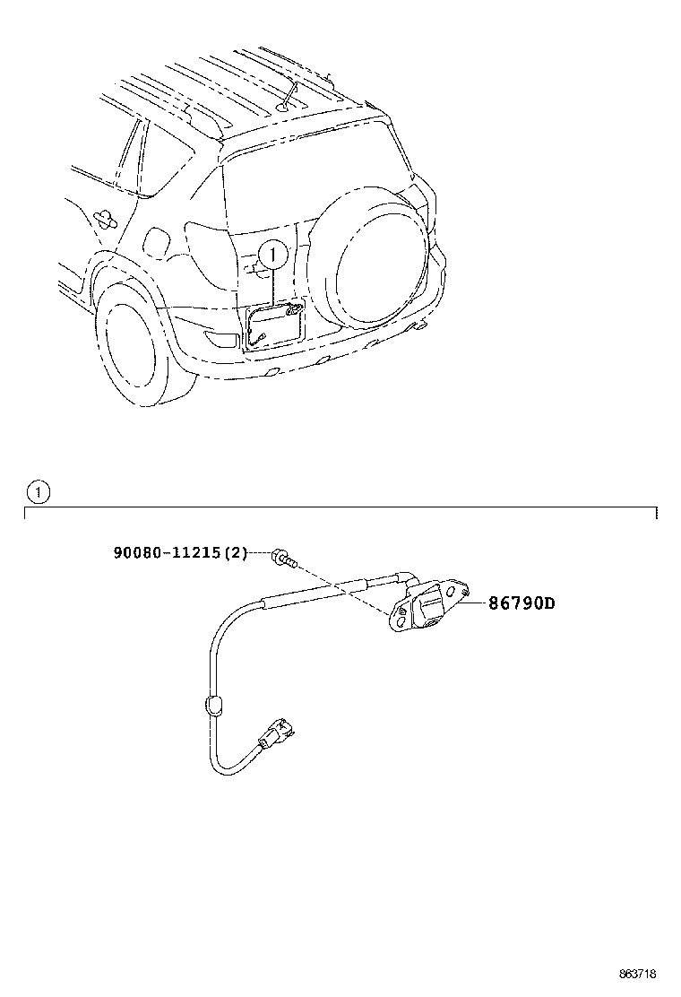 Rear Monitor Display Camera