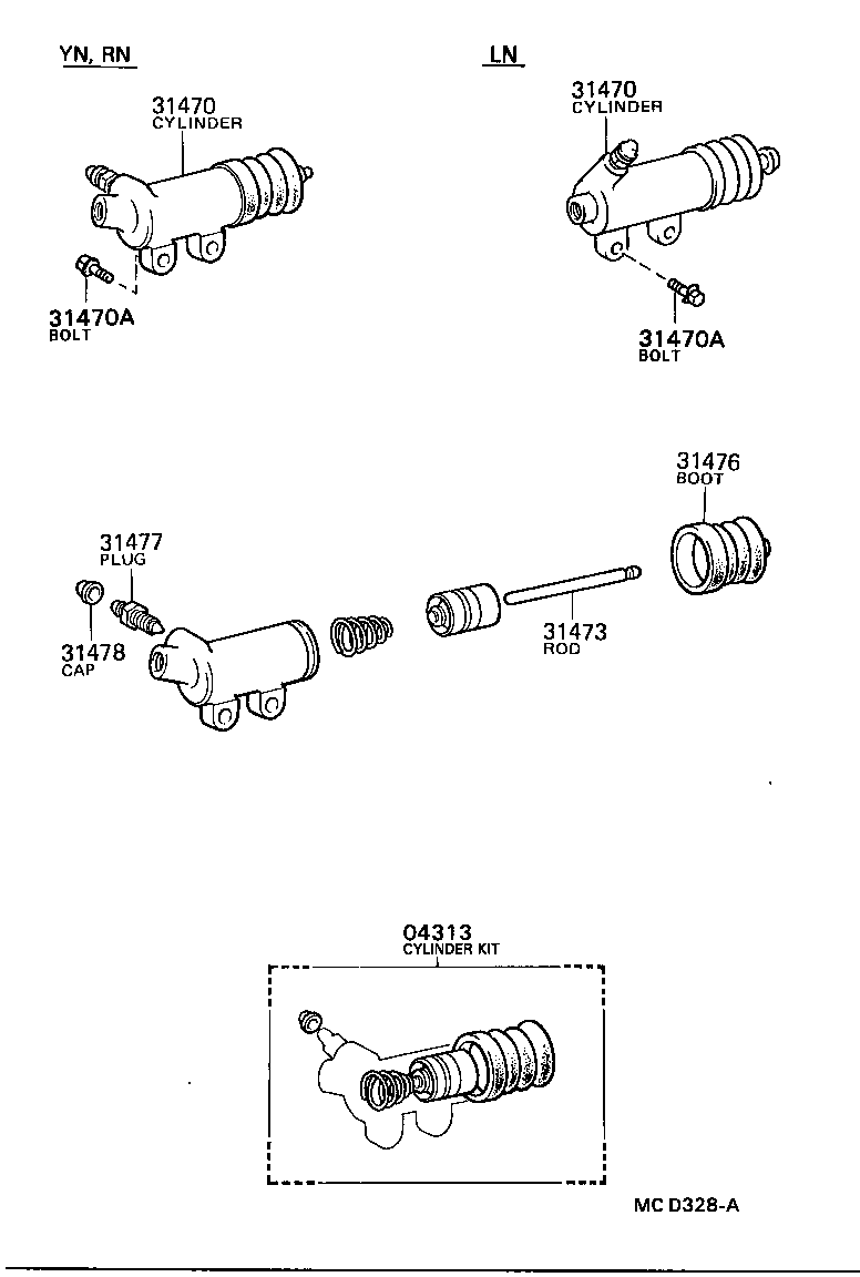 Clutch Release Cylinder