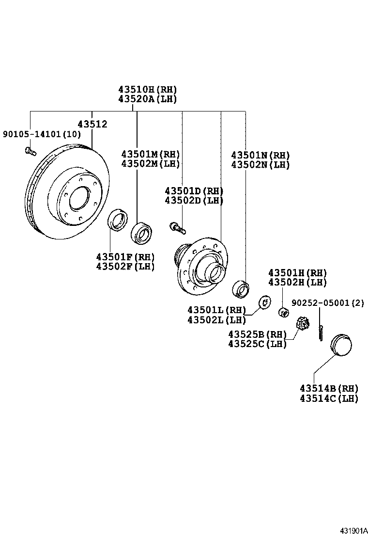 Front Axle Hub