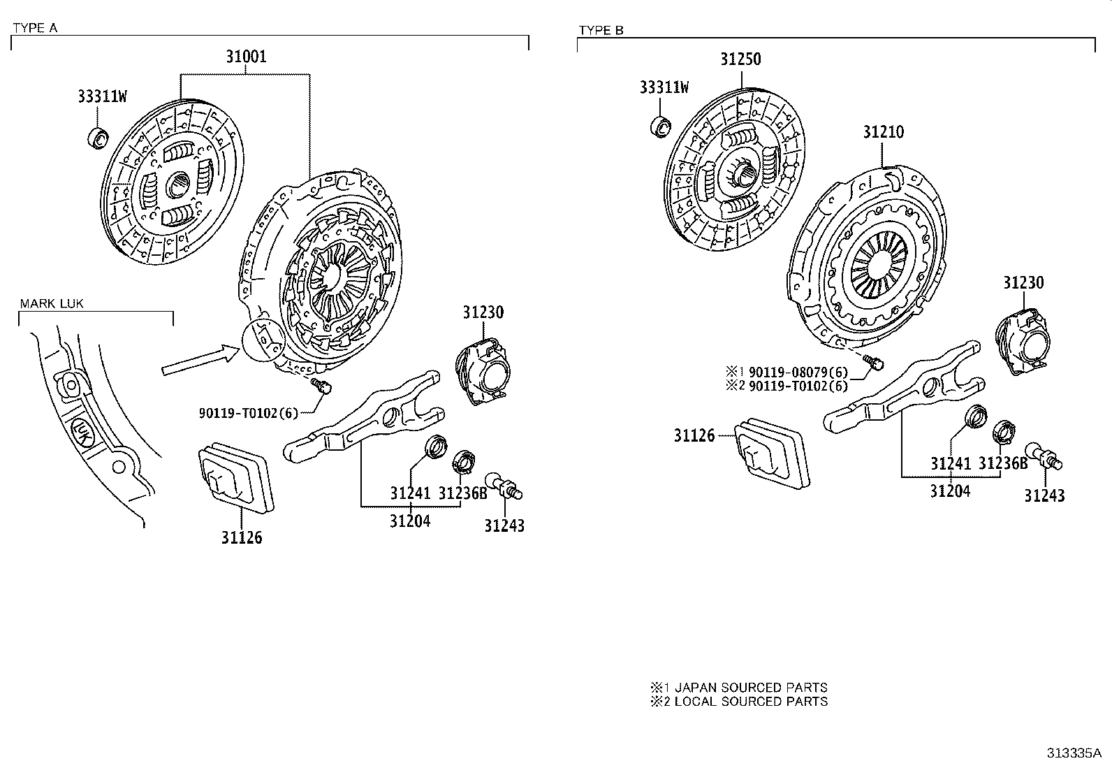 Clutch & Release Fork