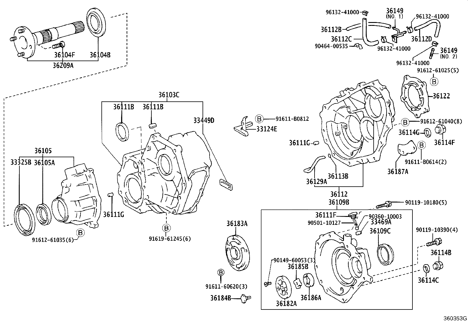 Transfer Case & Extension Housing