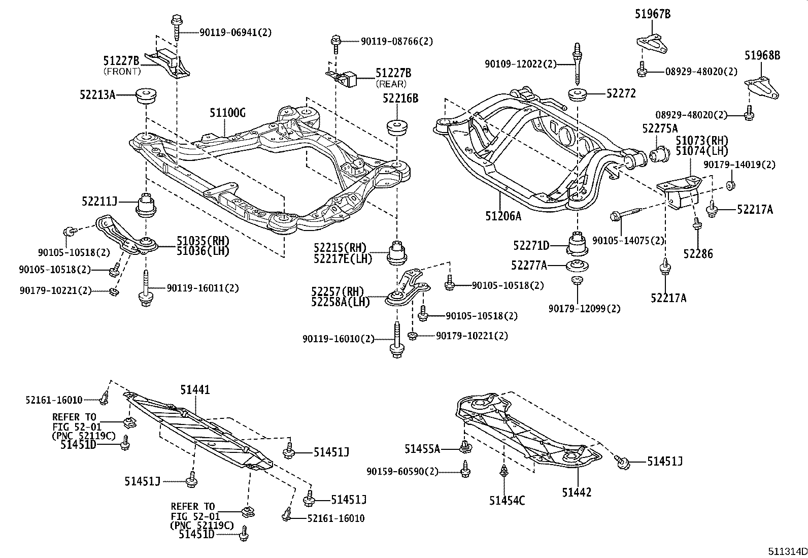Suspension Crossmember & Under Cover