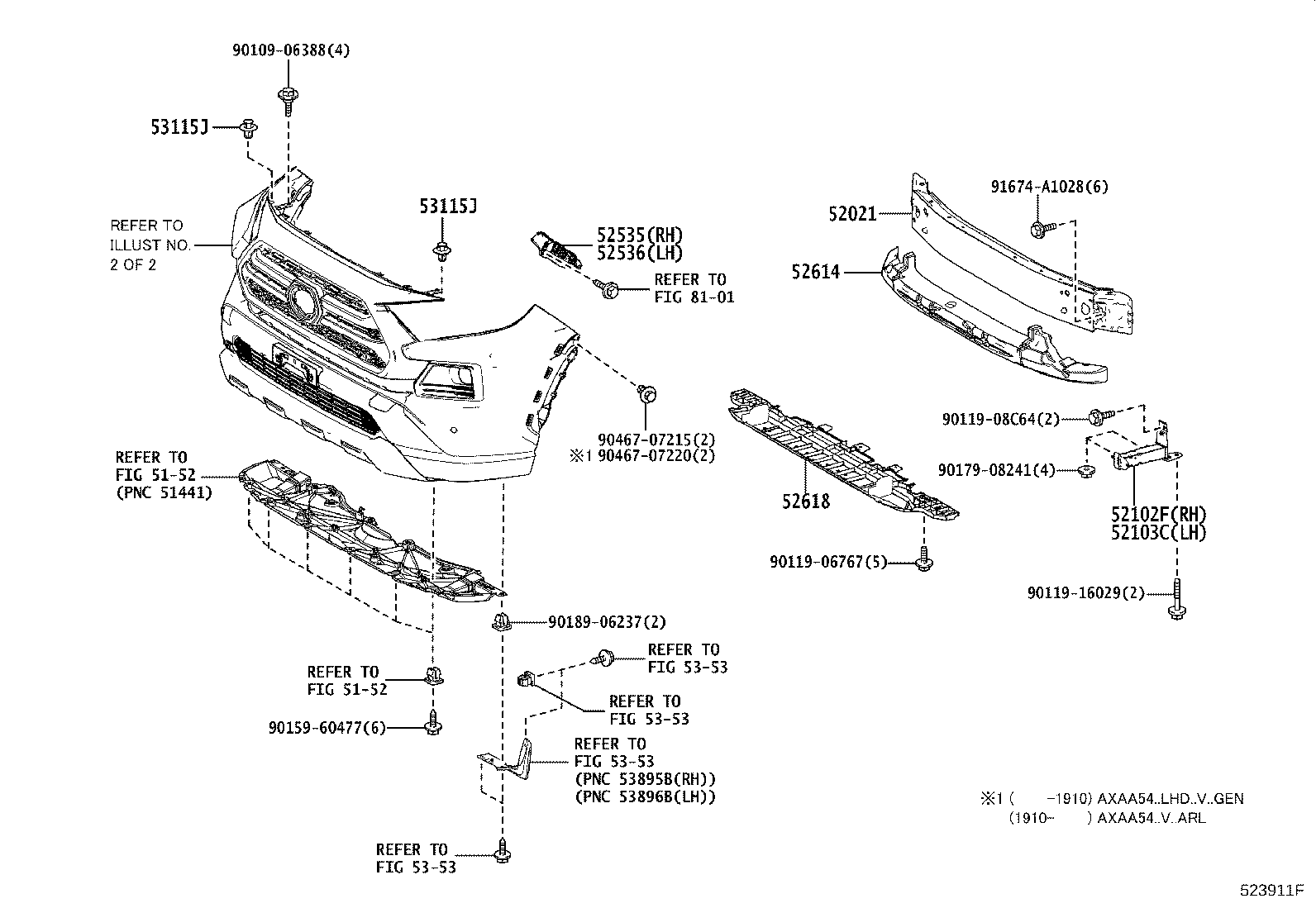 Front Bumper Bumper Stay