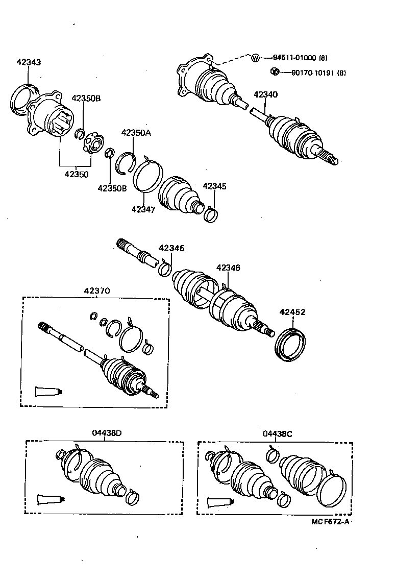 Rear Axle Shaft Hub