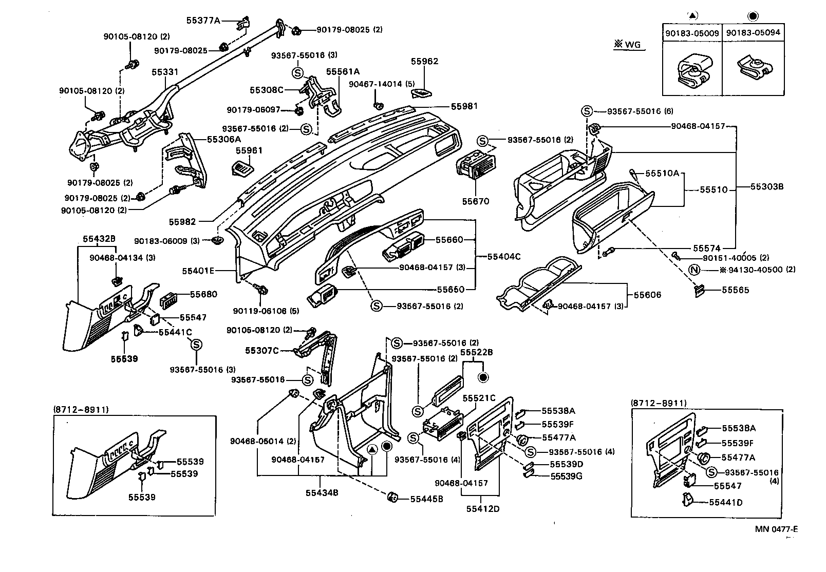Instrument Panel Glove Compartment