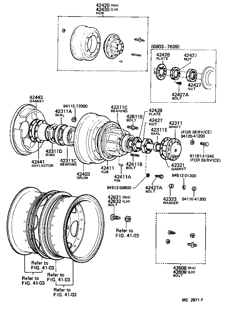 Rear Axle Shaft Hub