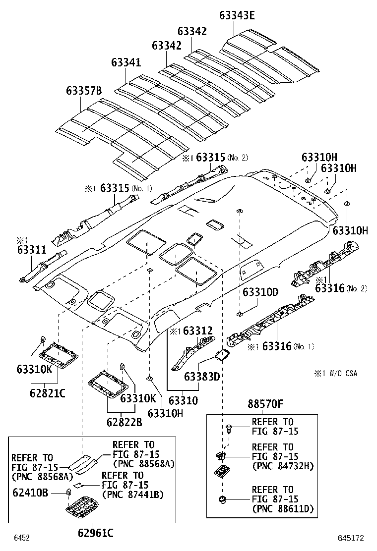 Headlining & Silencer Pad
