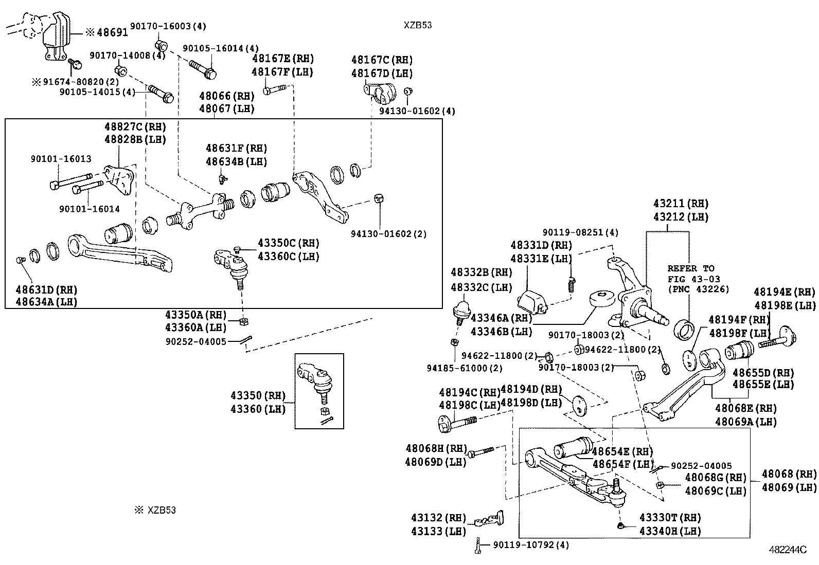 Front Axle Arm Steering Knuckle