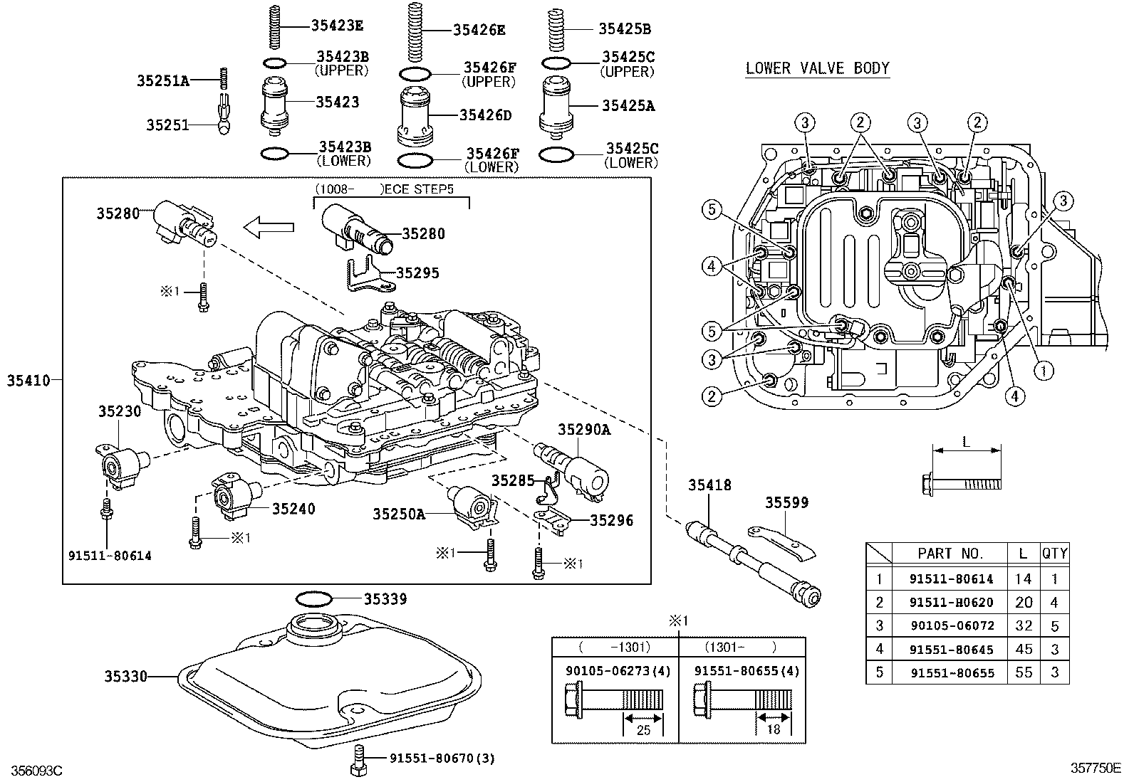 Valve Body Oil Strainer