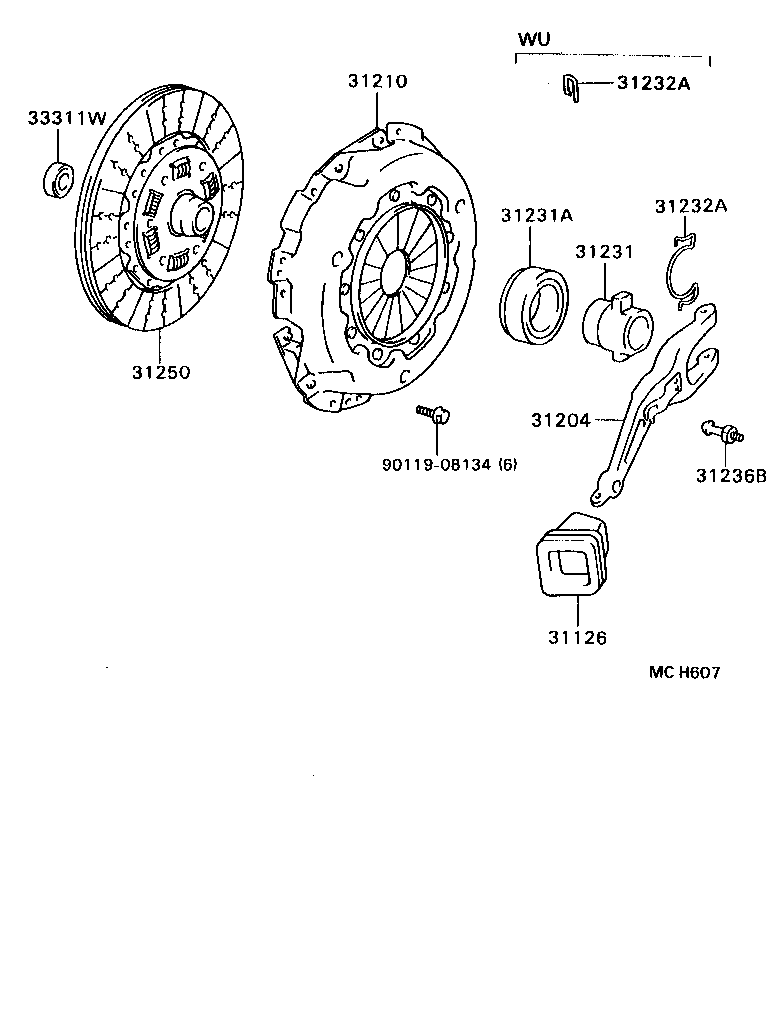 Clutch & Release Fork