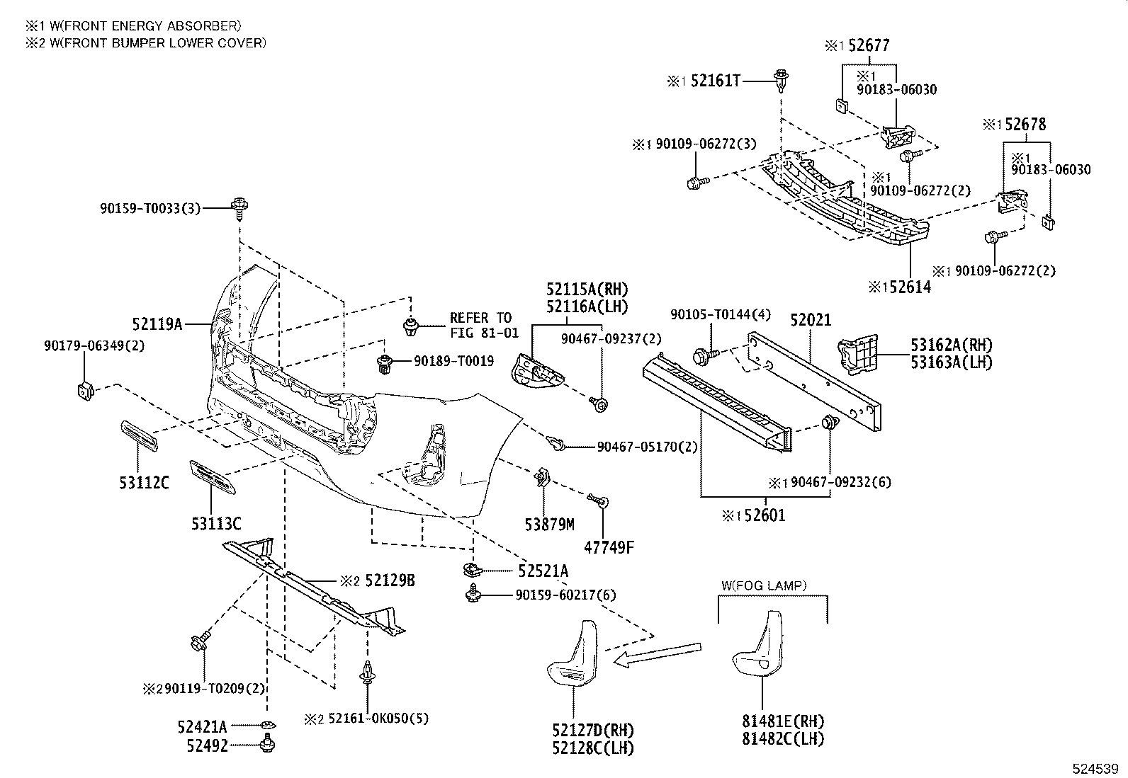 Front Bumper Bumper Stay
