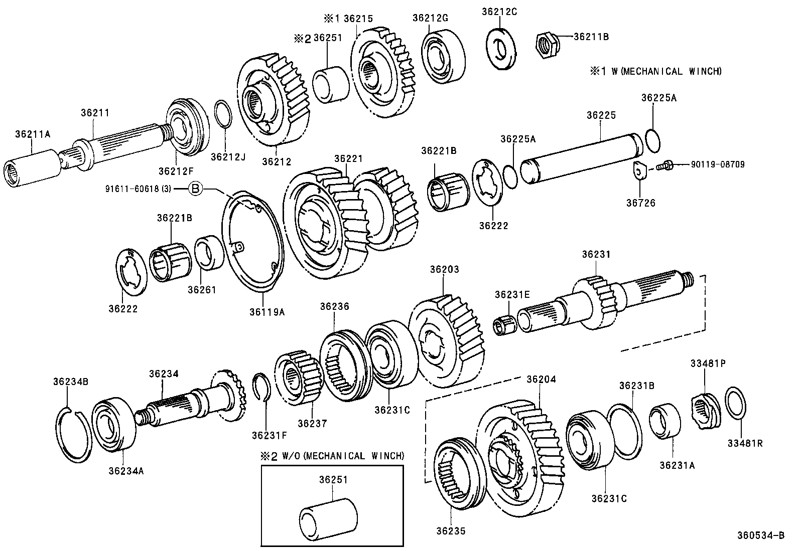 Transfer Gear