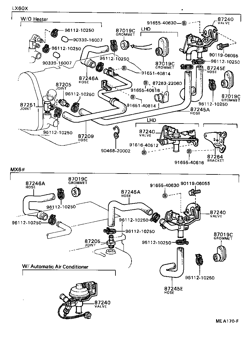 Tuberías de agua para calefacción y aire acondicionado