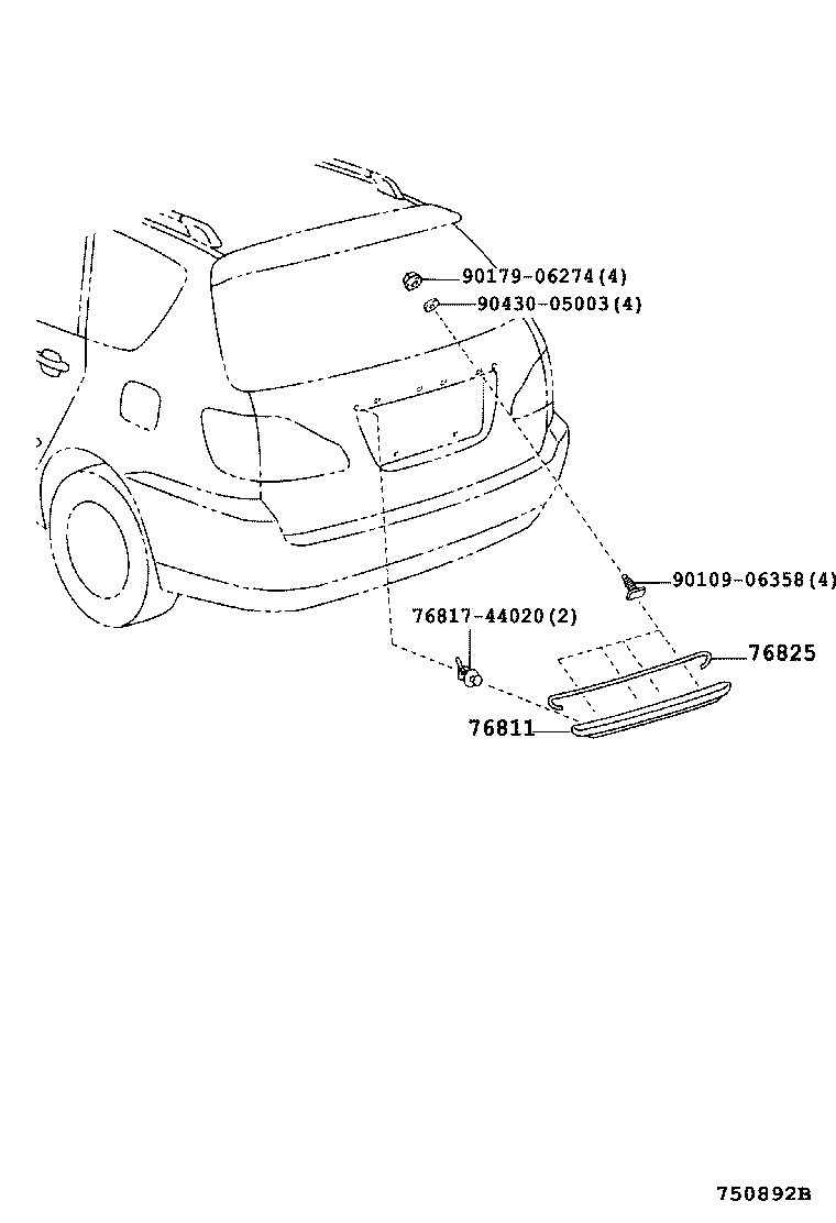 Rear Moulding