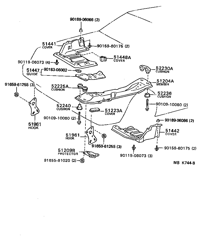 Suspension Crossmember & Under Cover