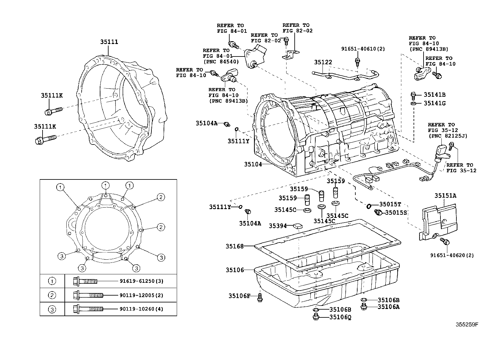 Transmission Case & Oil Pan