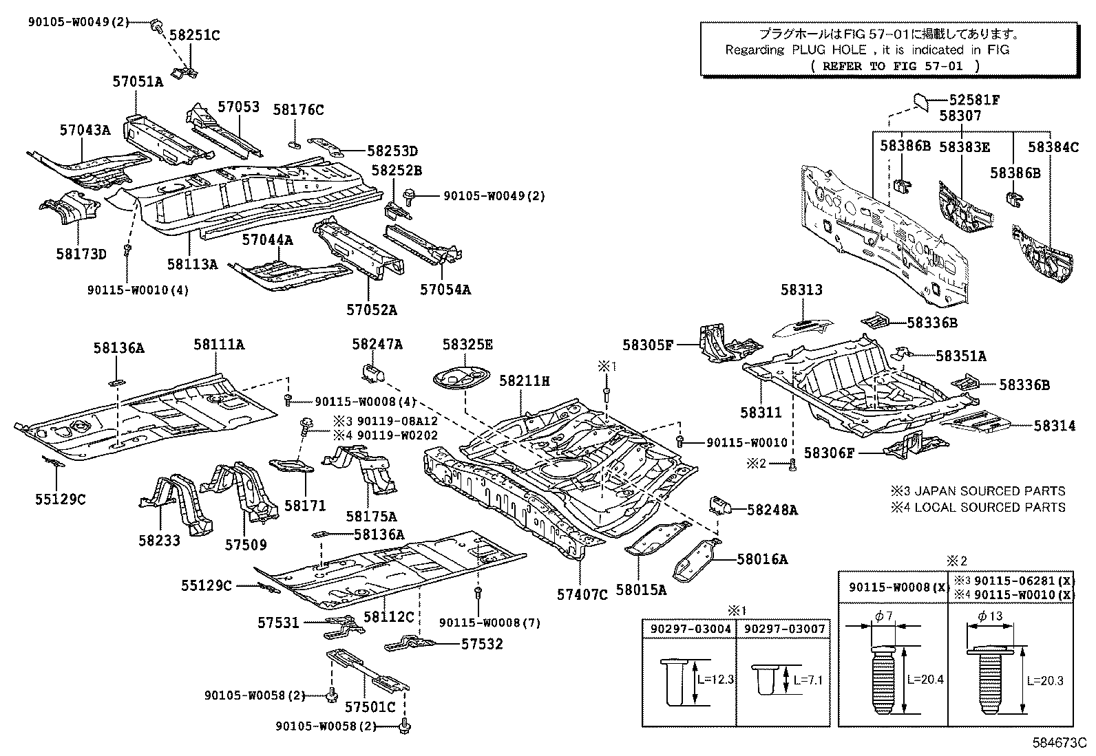 Floor Pan & Lower Back Panel