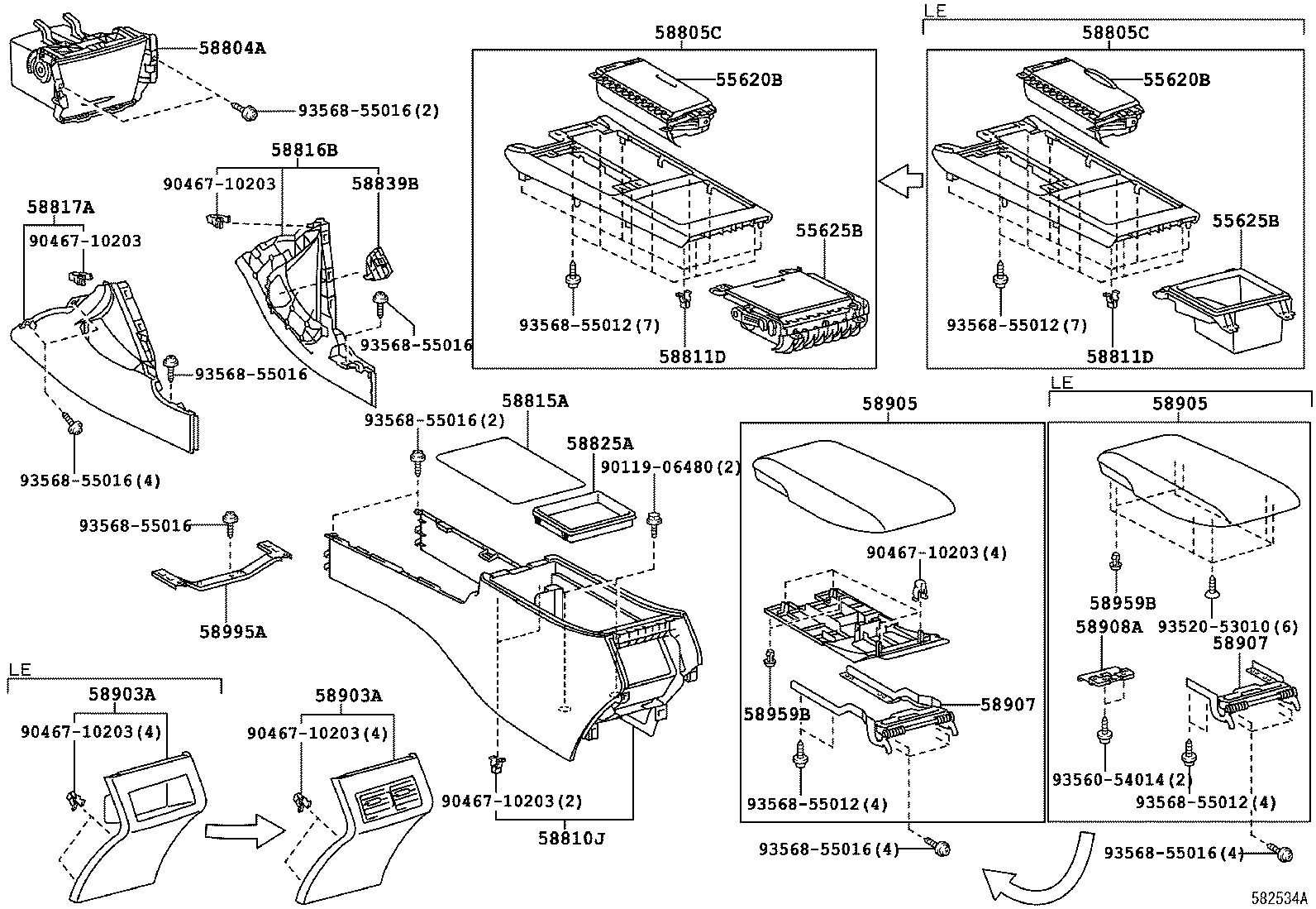 Console Box & Bracket