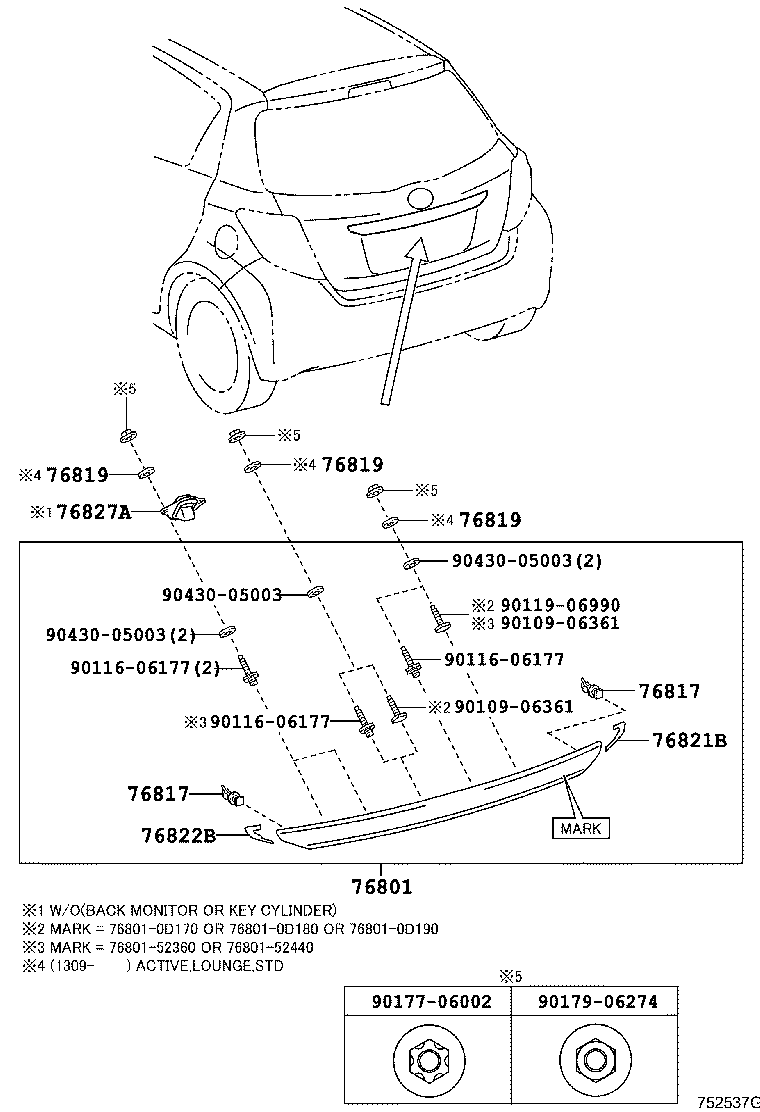 Rear Moulding