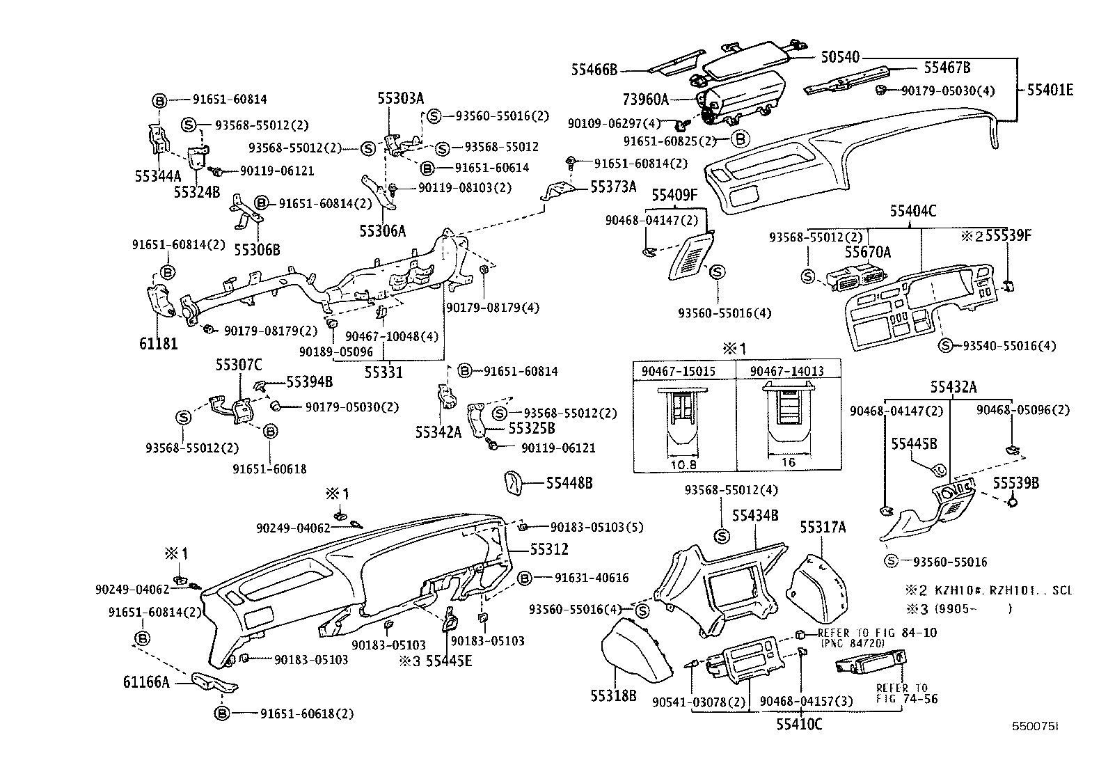 Instrument Panel Glove Compartment