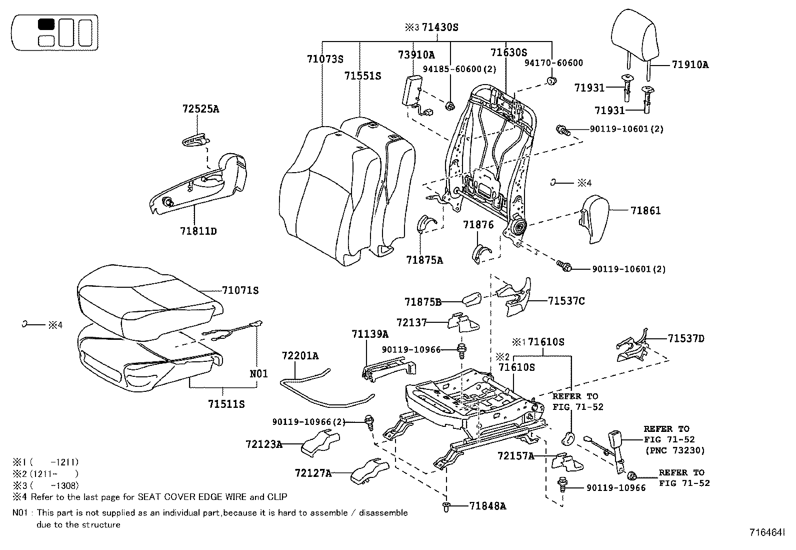Asiento y pista del asiento