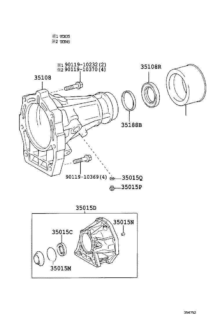 Extension Housing
