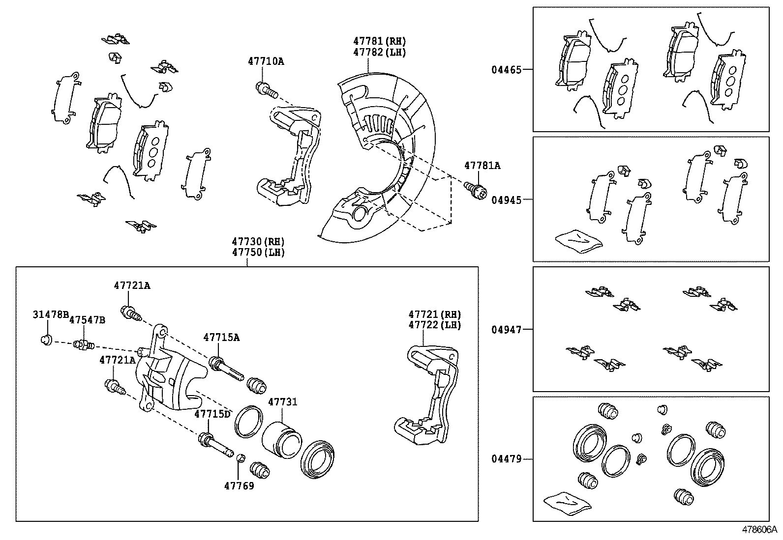 Front Disc Brake Caliper Dust Cover
