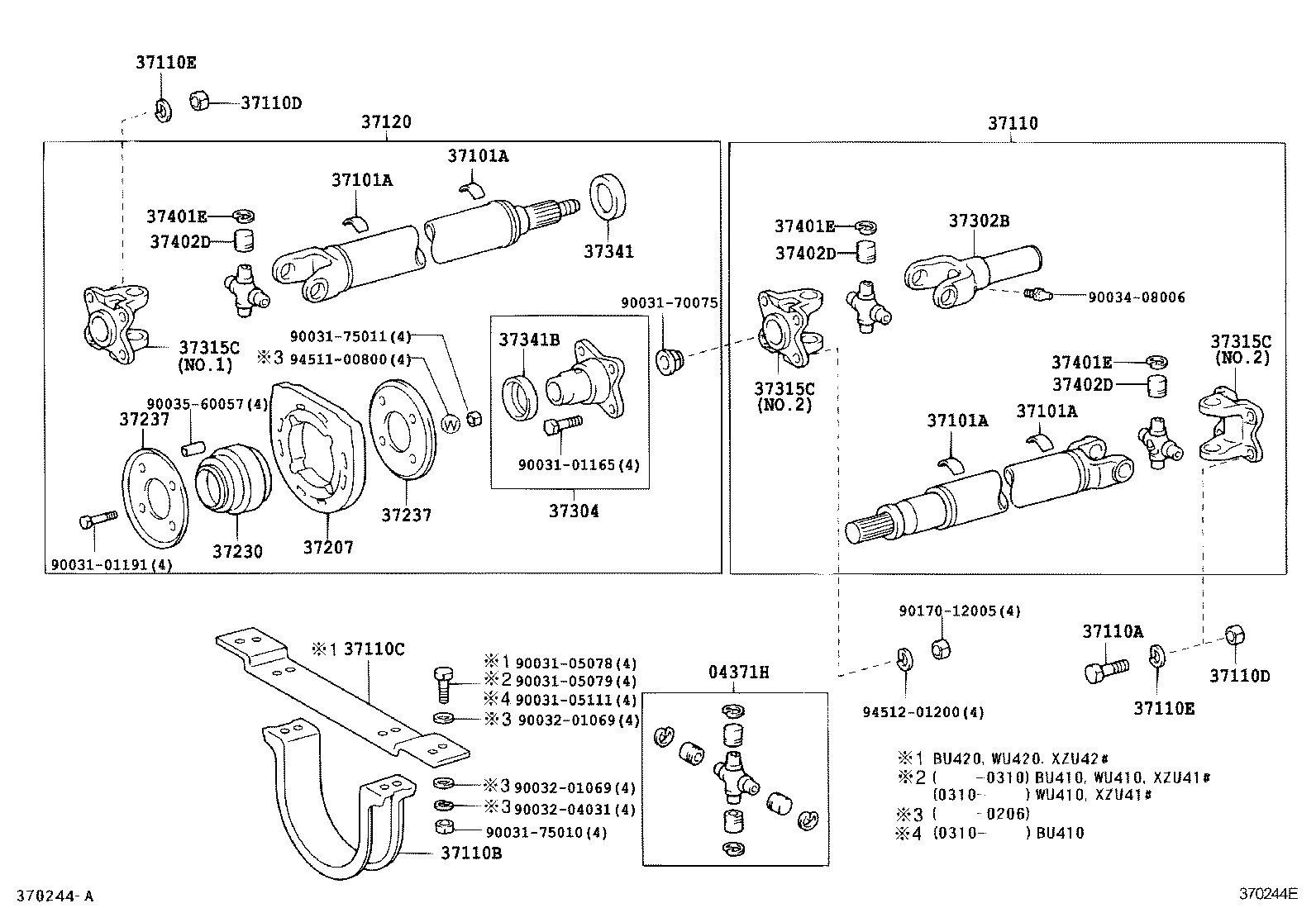 Propeller Shaft & Universal Joint