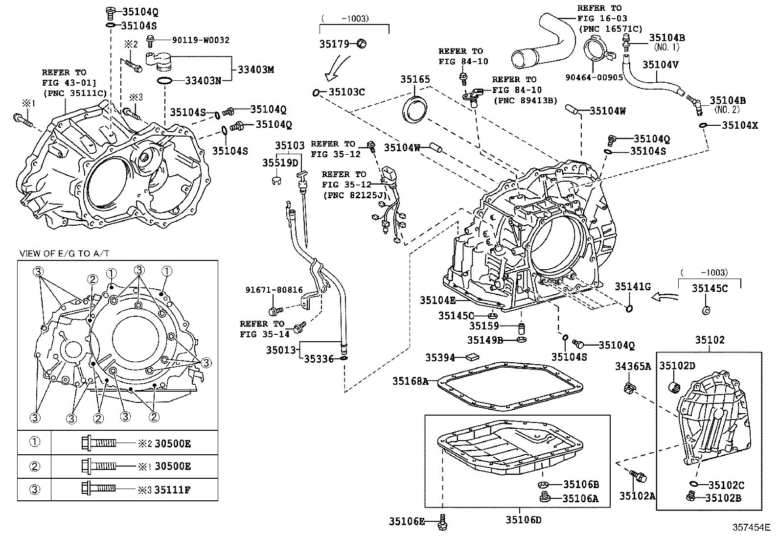 Transmission Case & Oil Pan