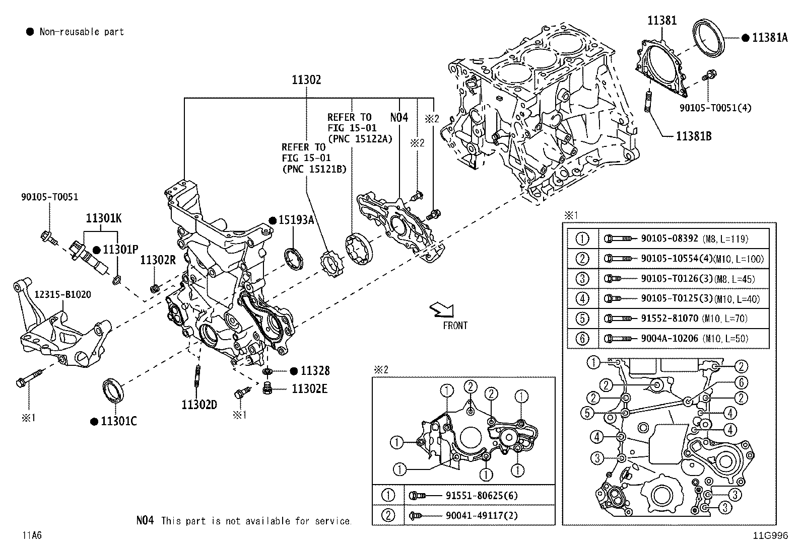 Timing Gear Cover & Rear End Plate